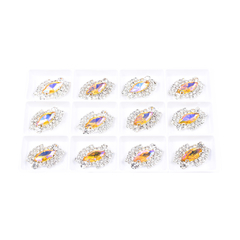 Piedras Engarzadas Fantasia Navette fantasia 7x15mm en internet