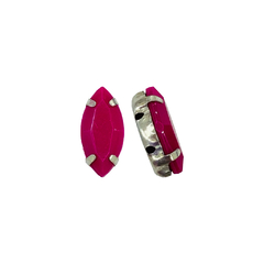 Piedras Engarzadas Navette 5x10mm por 144 unid