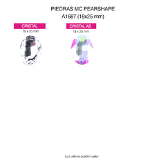 Piedras M.C. Oval 18x25mm - comprar online