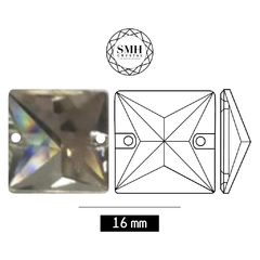 Pidras MC Bordar Square 16mm