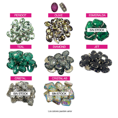 Piedras Engarzadas NOLITA Oval 13x18mm - Palais Du Bijou