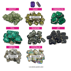 Piedras Engarzadas NOLITA Octagon 18x25mm - Palais Du Bijou