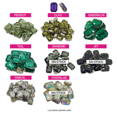 Piedras Engarzadas NOLITA Octagon 30x40mm - Palais Du Bijou