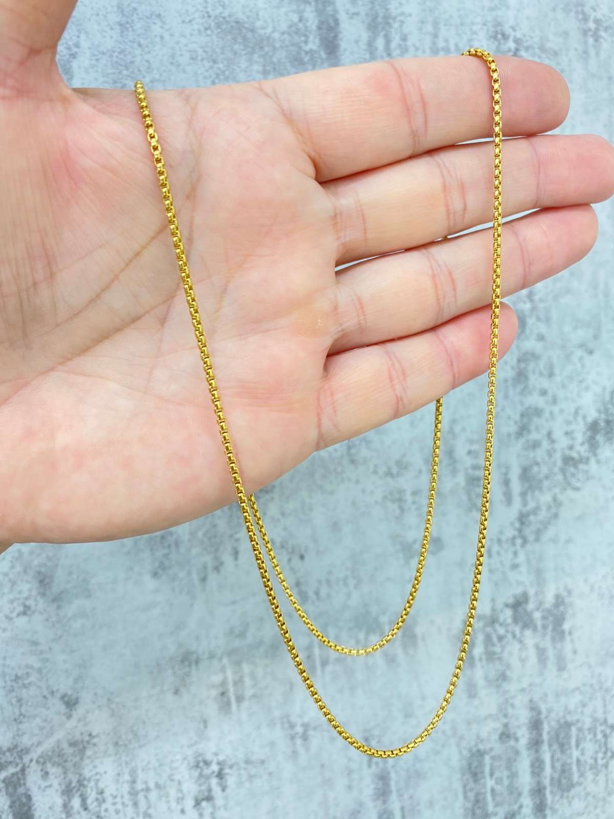 correntinha masculina banhada a ouro