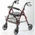Andador plegable con asiento, canasto y frenos