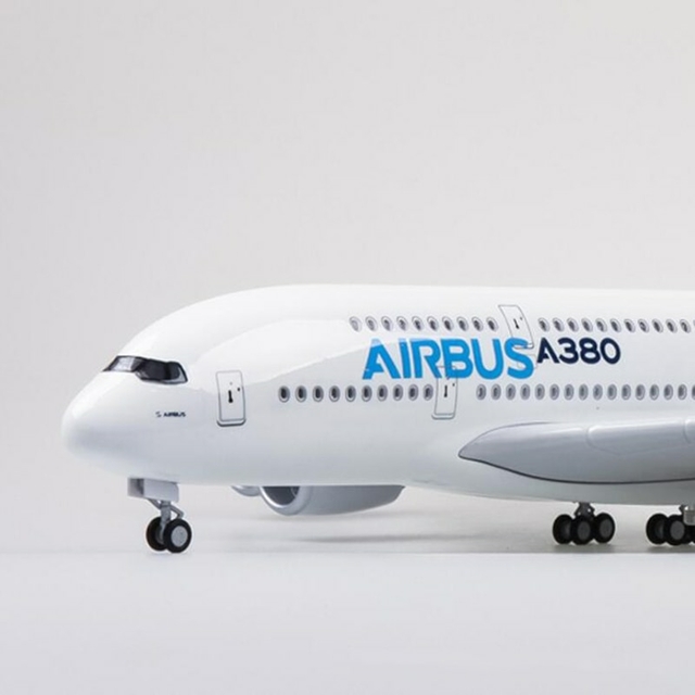 1/160 Escala 50.5CM Avião Airbus 380 A380 Protótipo Airline Modelo W Leve e  Roda de Resina Plástica Diecast Plane F Collection