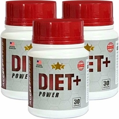 Diet + Power 30 cáps - kit com 3 unidades