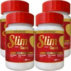 Slim Gold 30 cáps - Kit com 4 unidades