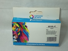 Cartucho de Tinta HP 951XL CYAN COMPATIBLE HP OFFICEJET PRO 200Z/251Z/276DW / 8100 (30ML)