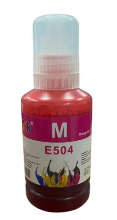 TANQUE DE TINTA COMPATIBLE STAR INK P- EPSON ECOTANK T504 - (140ML) - MAGENTA