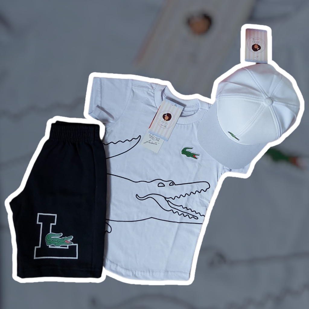 conjunto Lacoste para bebê menina