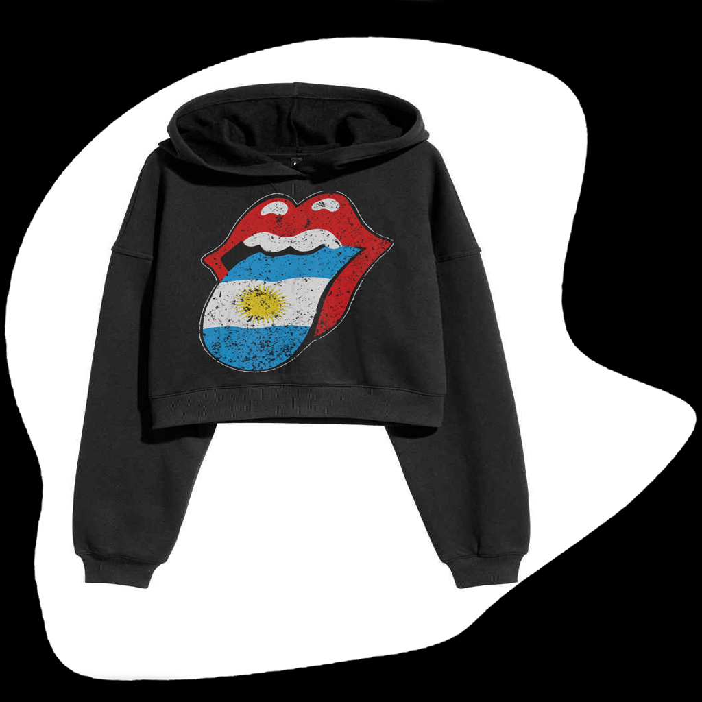 BUZO CROP TOP ROLLING STONES Comprar en POGO
