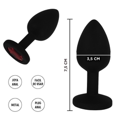 Plug Butt Strass Black - comprar online