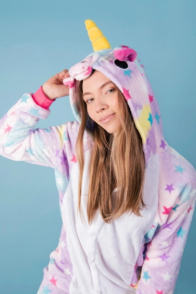 Pijama Kigurumi Plush Importado Unicornio PJUE