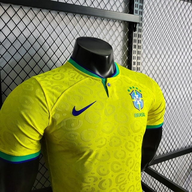 camisa nike brasil i 2022/23 masculina