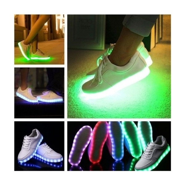 Zapatillas con luz LED COLORES 38 - Misil Ventas
