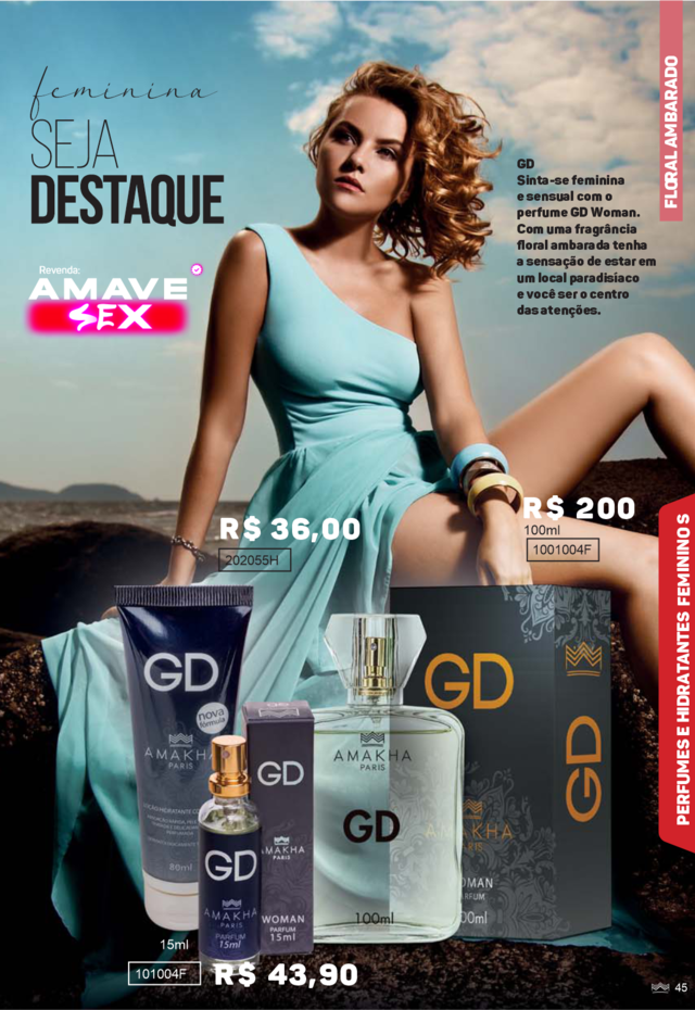 Perfume Feminino Parfum Brasil GD Girl - 15ml