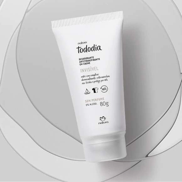 Natura Tododia - Desodorante Antitranspirante Em Creme Sem Perfume - 80g