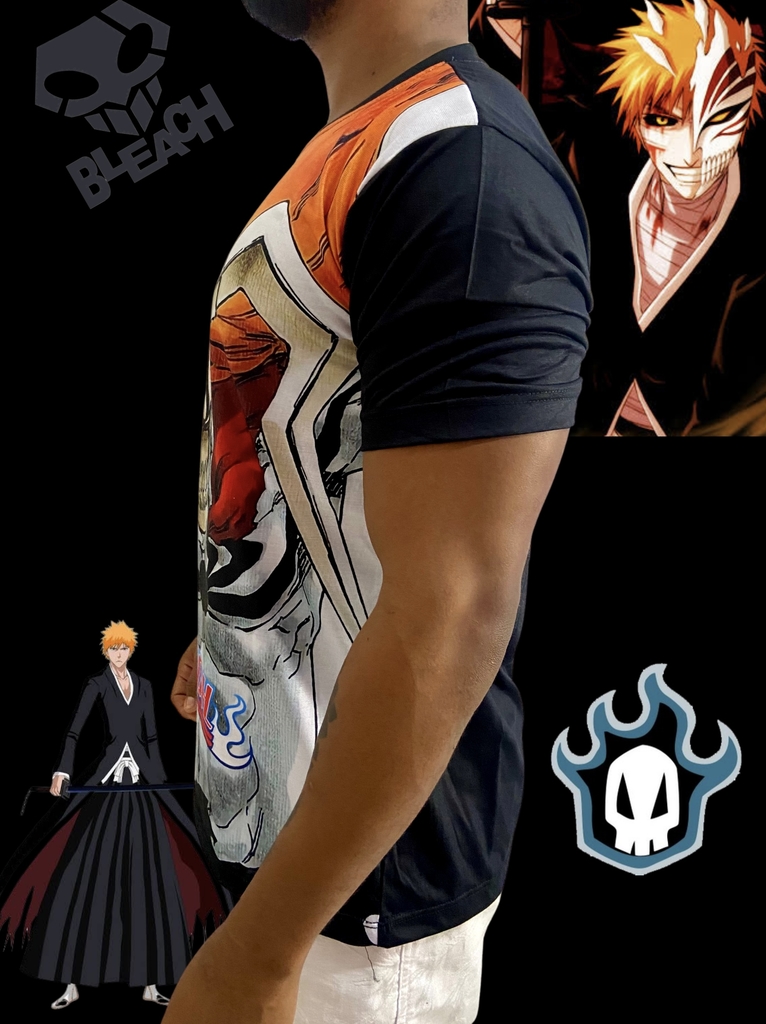 Blusa Jaqueta Casaco Ichigo Kurosaki Modo Vasto Lorde - Bleach