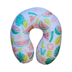 Cuello microfibra - love sandia