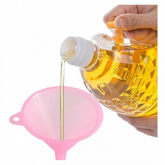 Embudo plastico set x 5