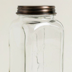 Frasco cuadrado de vidrio- 1,5l - comprar online