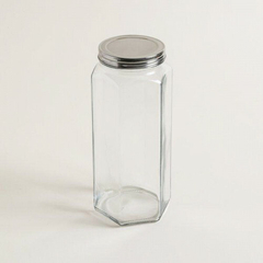 Frasco vidrio hexagonal -1500ml