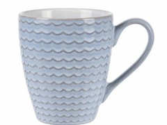 Taza cafe doble blanca y celeste diseño surtido - comprar online