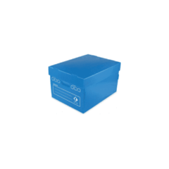 Caja de Archivo Microbox Plástica Azul x3 unidades