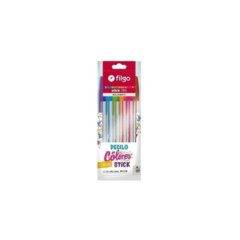 Bolígrafo Filgo x6 colores