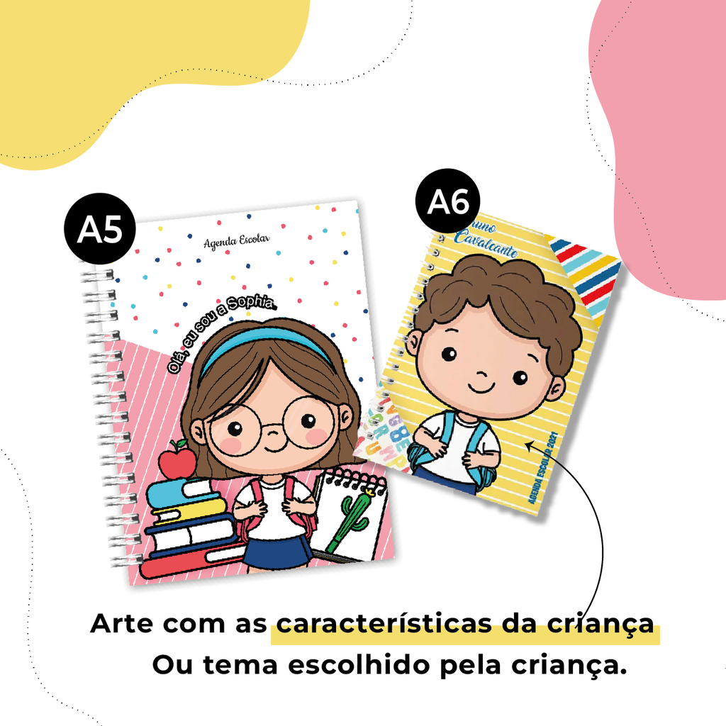 Agenda Escolar - TEMA A ESCOLHER