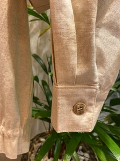 Blusa Viscolinho Bege - Fino Look