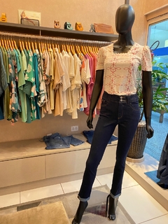 Calça Capri Jeans Escuro - loja online