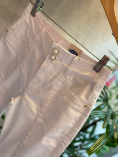 Calça Capri Jeans Branca - comprar online