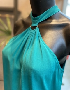 Blusa Viscose Argola Verde - comprar online