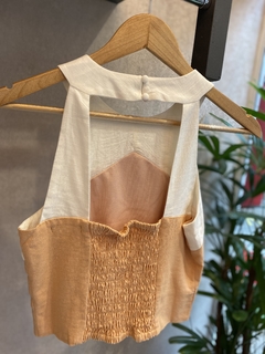 Cropped Viscolinho Pessêgo - Fino Look