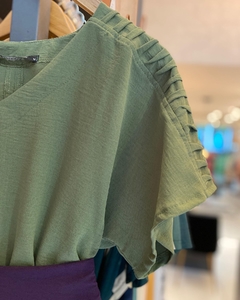 Blusa Crepe Texturizado