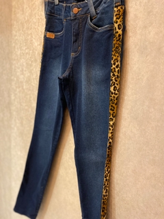 Calça Jeans Skinny Animal Print - comprar online