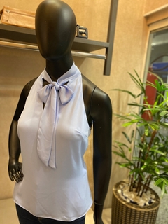 Blusa Crepe Azul Claro - comprar online