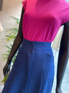 Blusa Canelada Fúcsia - comprar online