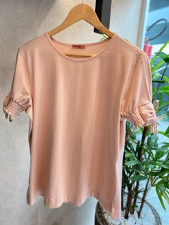 Blusa Malha Argola Manga