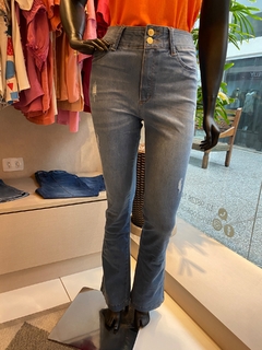 Calça Flare Jeans Claro