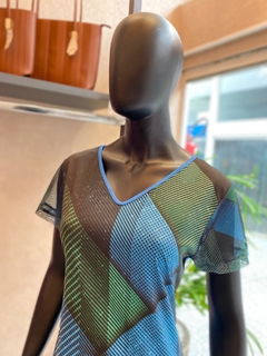 Imagem do Vestido Decote V Estampado