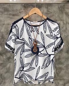 Blusa Viscose Detalhe Elos