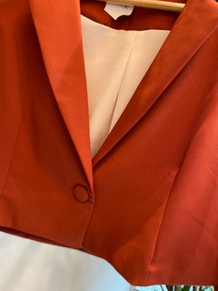 Blazer Curto Terracota na internet