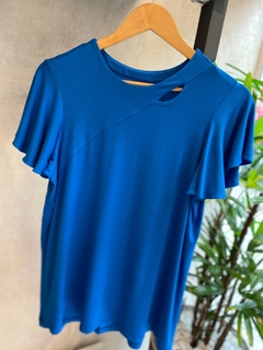 Blusa Viscolycra Azul na internet