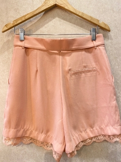 Short Alfaiataria Renda Rosé - comprar online