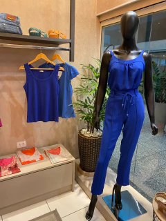 Calça Crepe Azul na internet