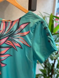 Blusa Estampada Toque de Seda
