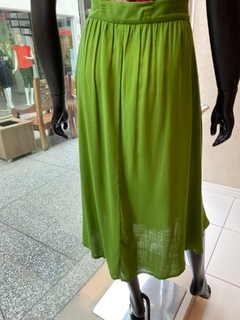 Imagem do Saia Midi Botões Verde